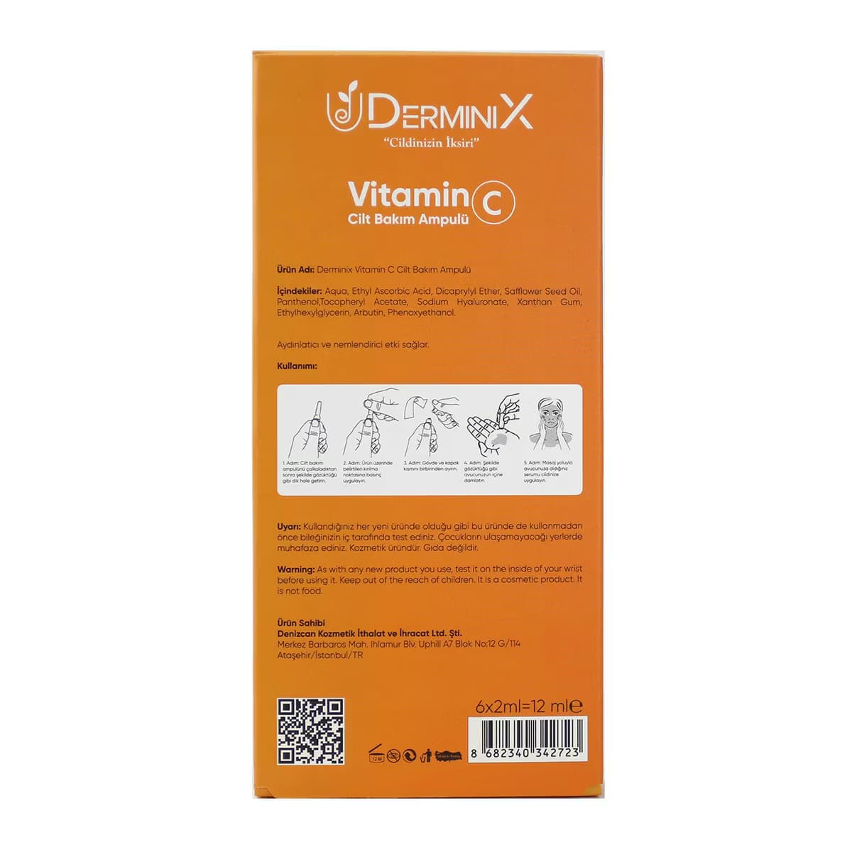 Derminix Cilt Bakım Ampulü Vitamin C 6 Adet 5
