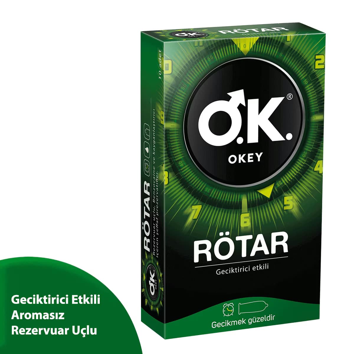 Okey Rötar Prezervatif 10 Adet 2