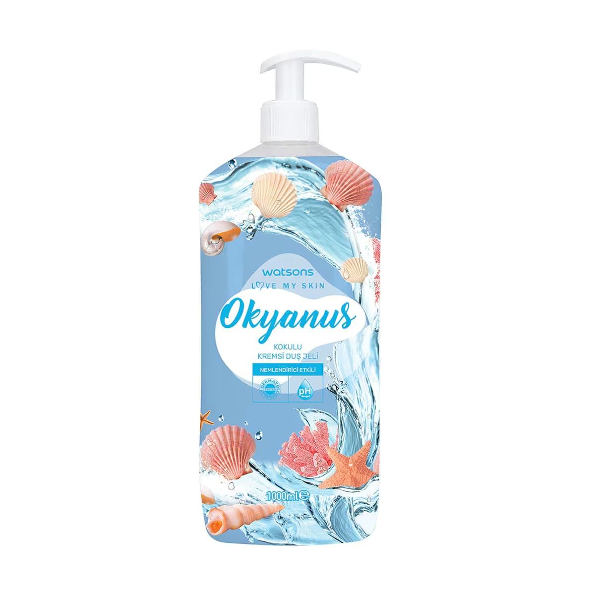 Watsons Kremli Duş Jeli Okyanus 1 L