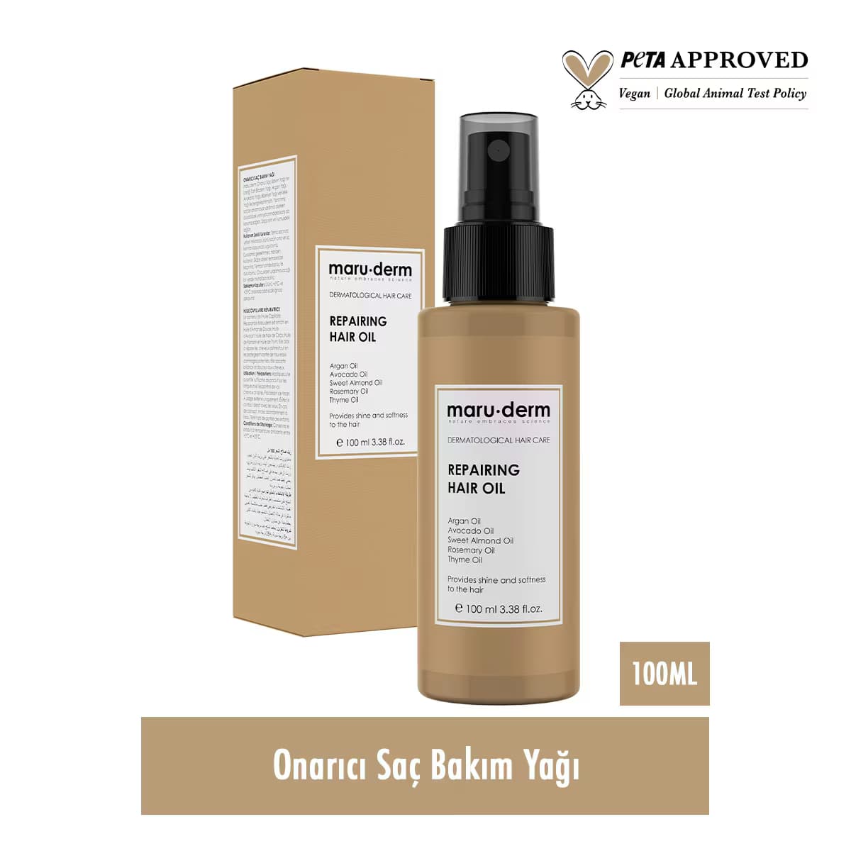 Maruderm Onarıcı Saç Yağı 100 ml 2