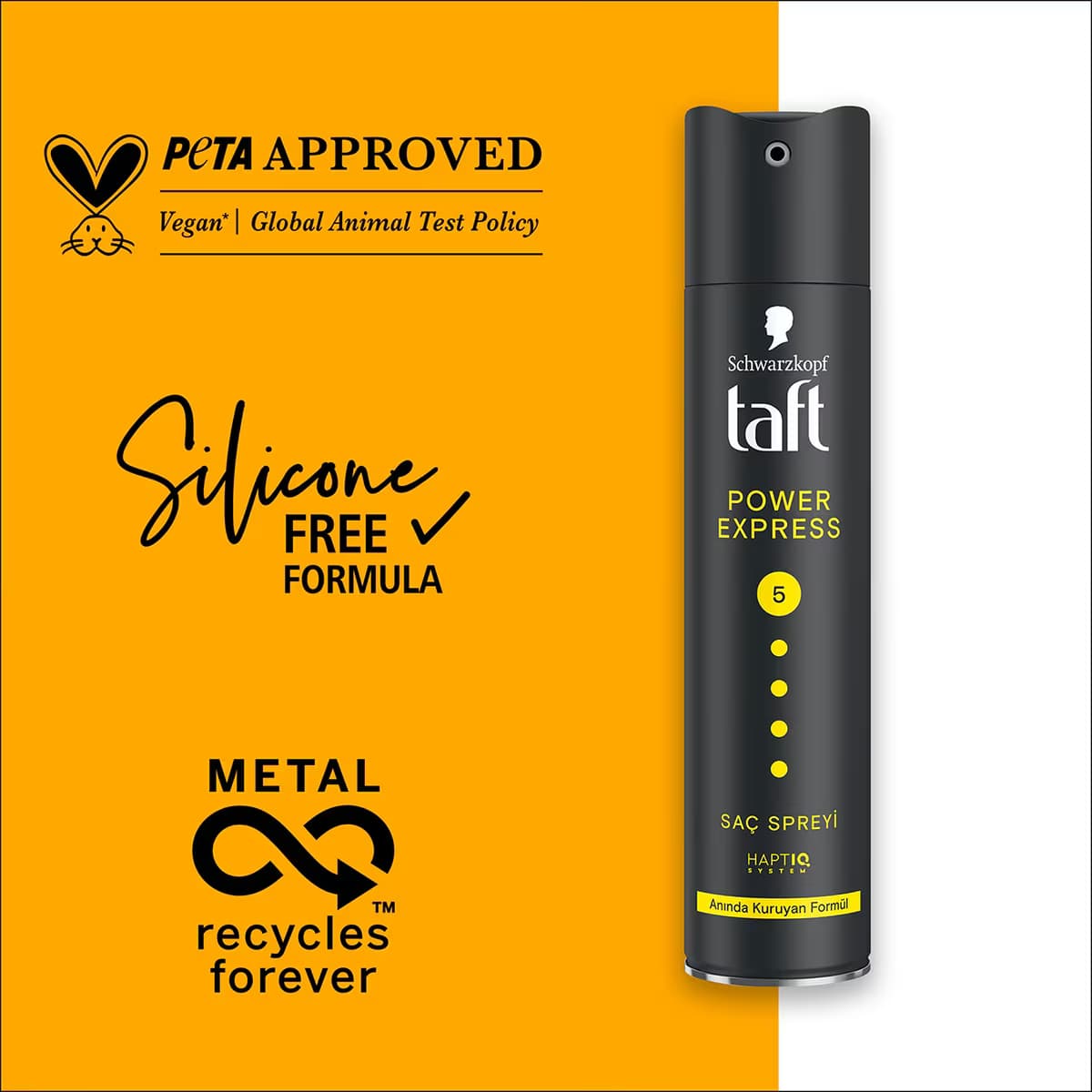 Taft Power Express Saç Spreyi 250 ml 3
