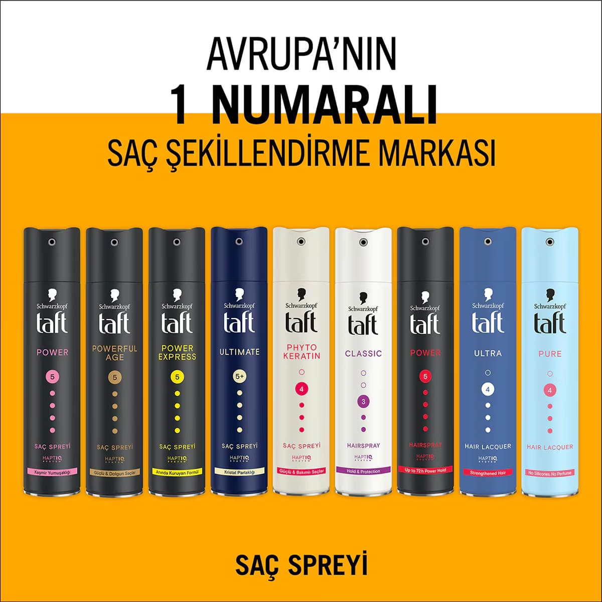 Taft Power Express Saç Spreyi 250 ml 5