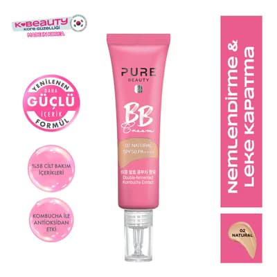 Pure Beauty BB Krem SPF50 PA++++ Natural 30 ml