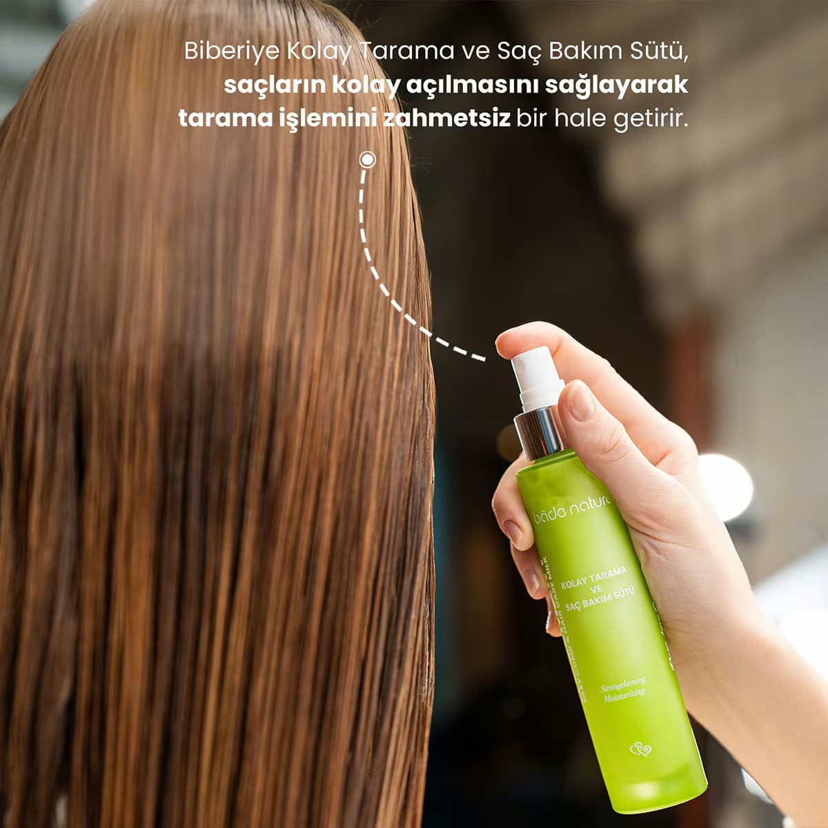 Bade Natural Saç Bakım Sütü Biberiye 100 ml 4