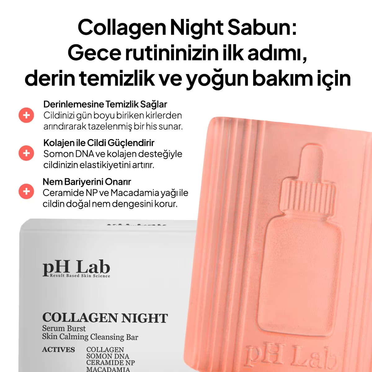 Ph Lab Collagen Night Temizleme Bar 50 ml 3