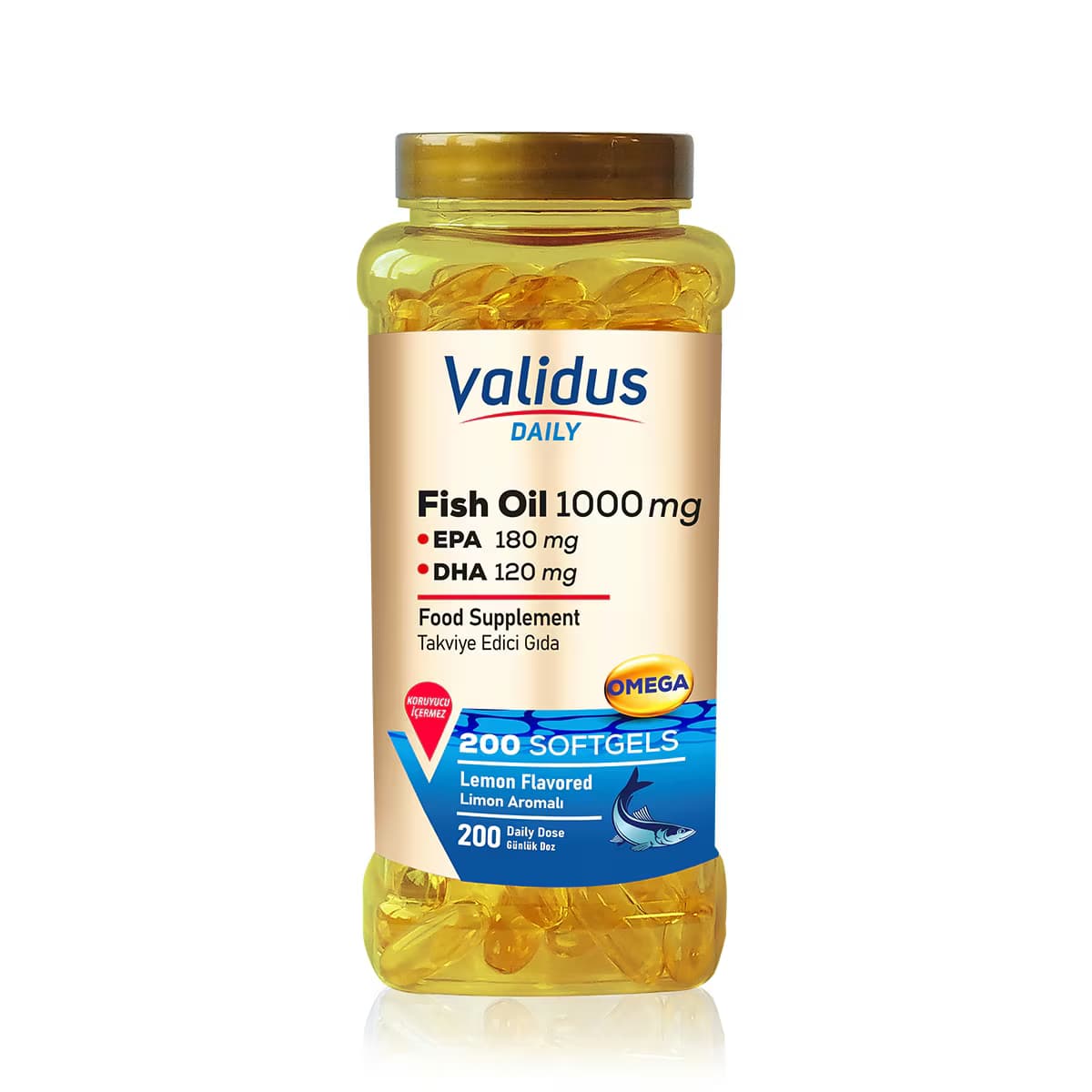 Validus Daily Omega 3 Kapsül 200 Adet 3