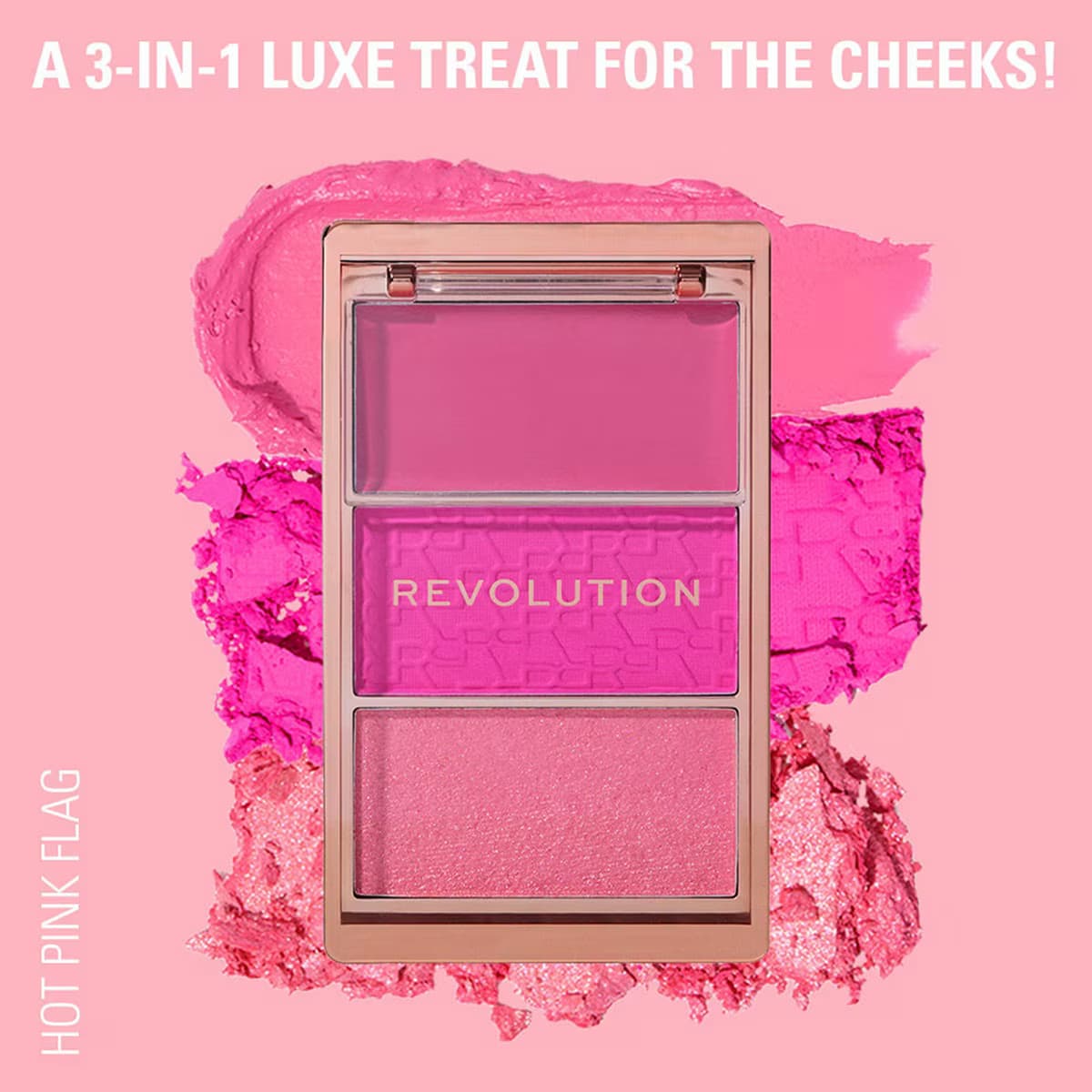 Revolution Icon Hot Pink Flag Allık Paleti 2