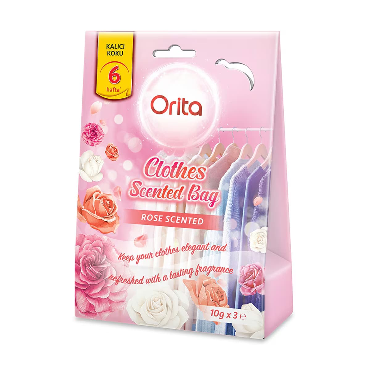 Orita Kıyafet Dolap Kokusu Rose 10 g x3 3