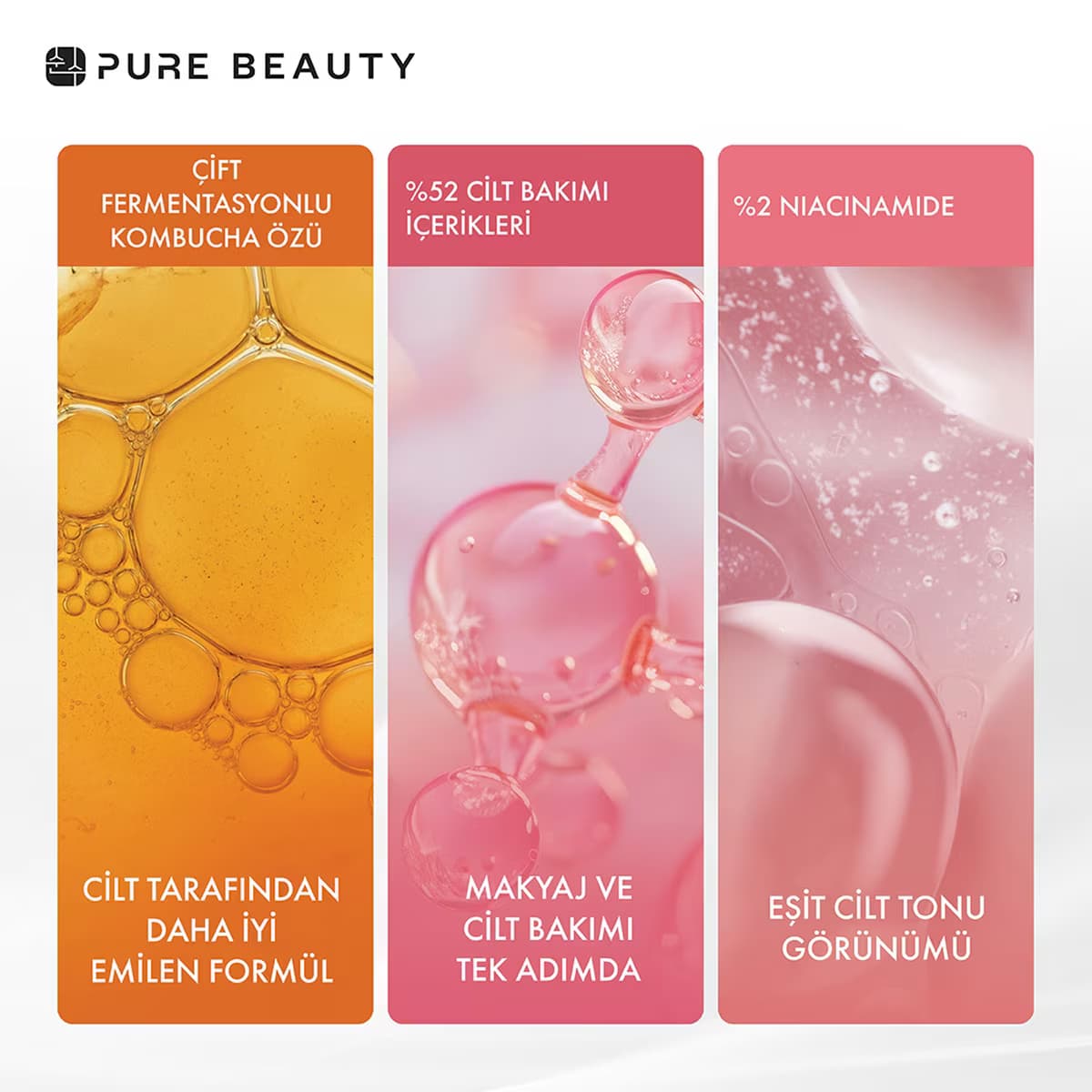 Pure Beauty Cushion Krem Ivory Refill 12 g 3