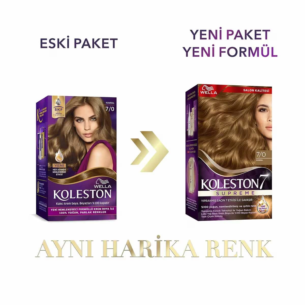 Wella Koleston Kit Saç Boyası Kumral 7/0 3