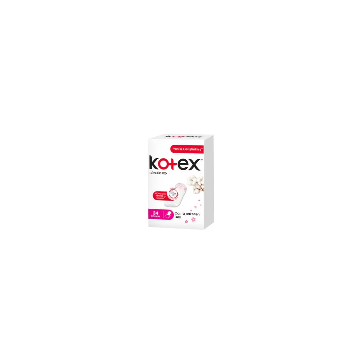 Kotex Normal Günlük Ped 34 Adet 4