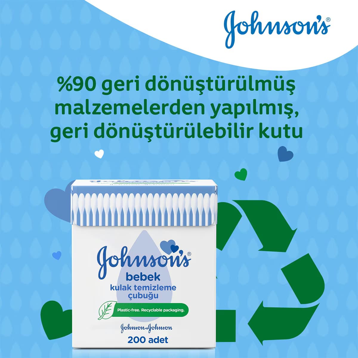 Johnson's Bebek Kulak Çubuğu 200 Adet 3