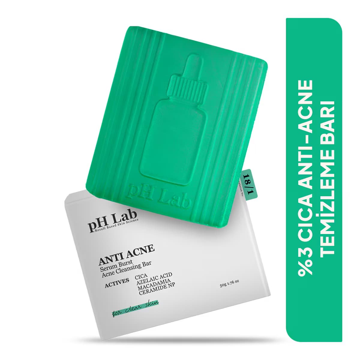 Ph Lab Anti Akne Temizleme Bar 50 ml