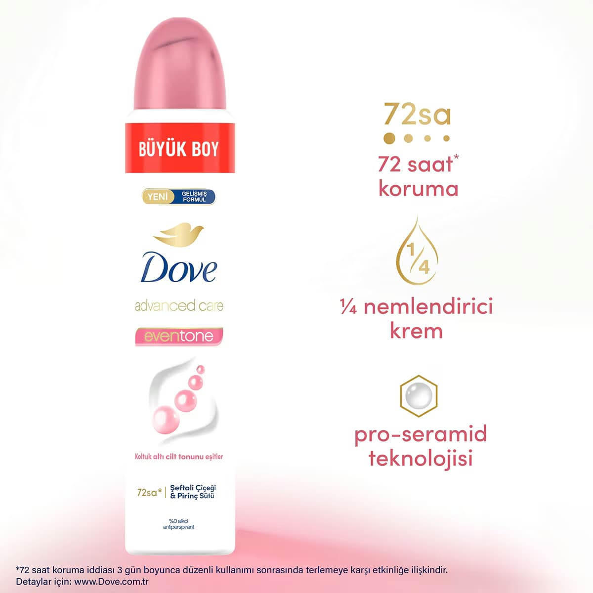 Dove Deodorant Spray Eventone 200 ml 3