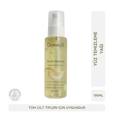 Derminix Yüz Temizleme Yağı 100 ml
