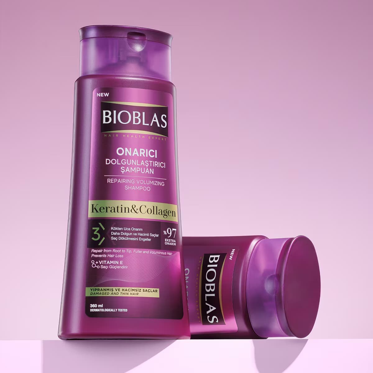 Bioblas Collagen and Keratin Şampuan 360 ml 2