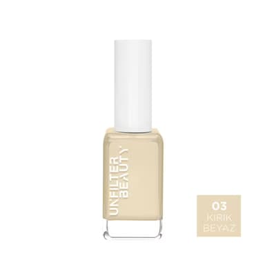 Unfilter Beauty Oje Kırık Beyaz No: 03