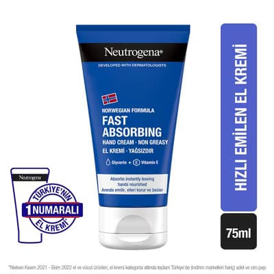 Neutrogena Hızlı Emilen El Kremi 75 ml