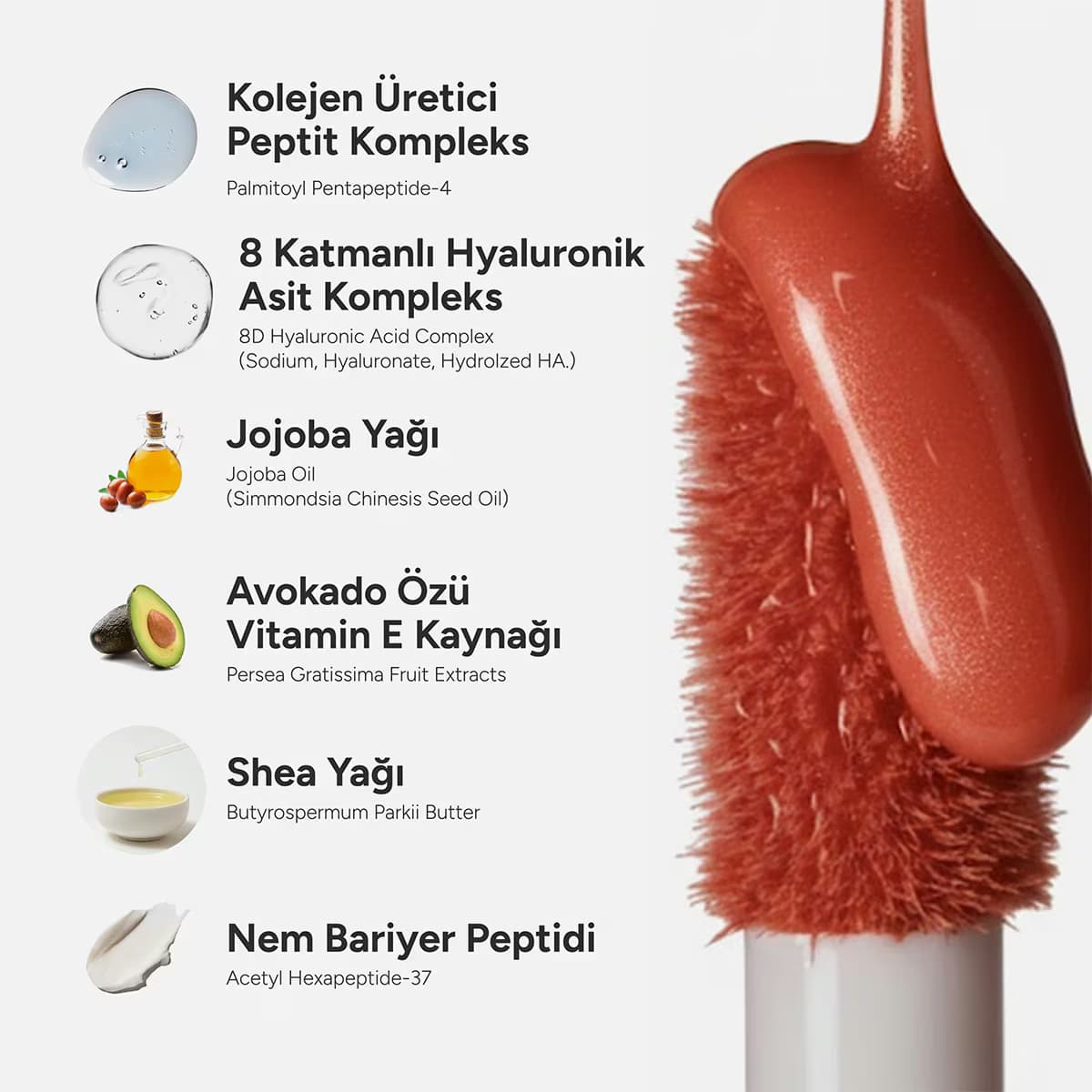 La Faé Lip & Cheek Peptide Tint Peach Whirl 2