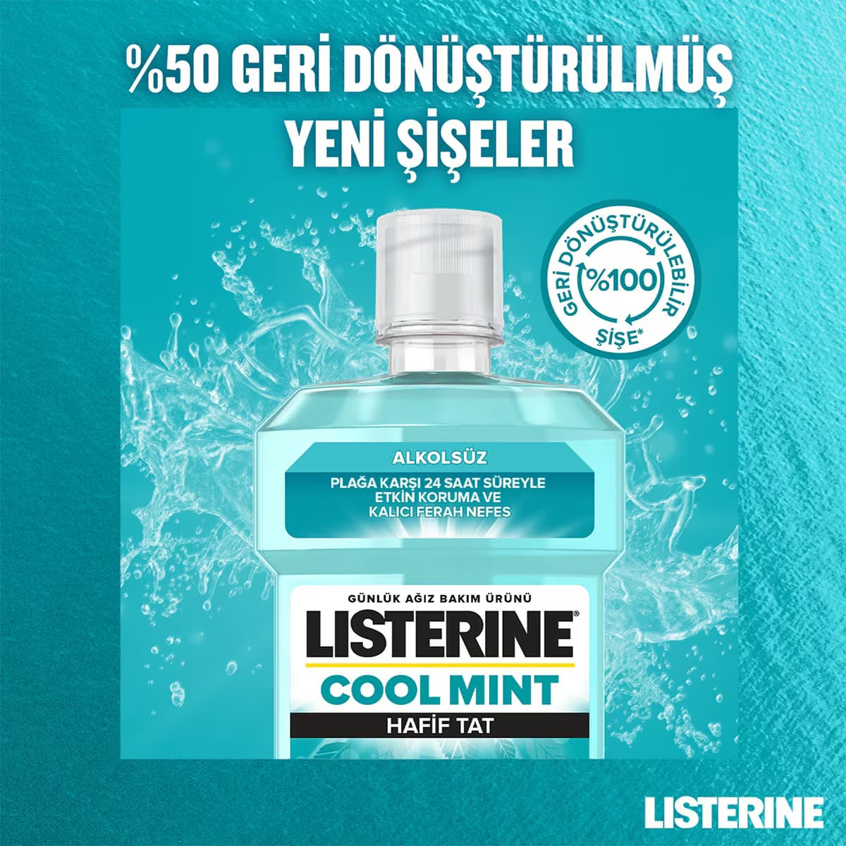Listerine Cool Zero Ağız Suyu 250 ml 4
