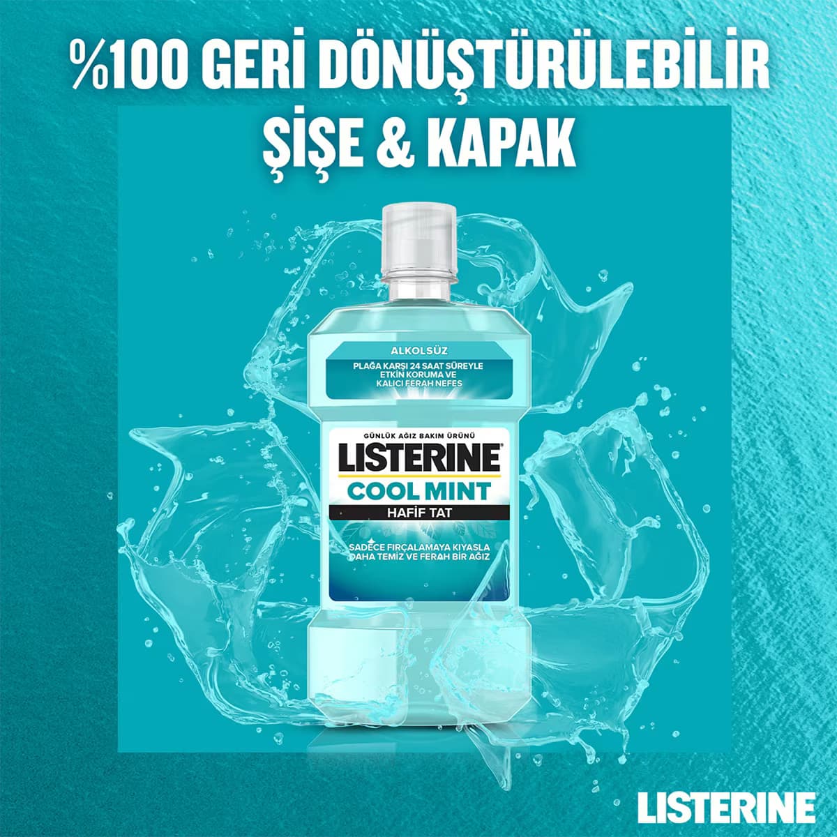 Listerine Cool Zero Ağız Suyu 250 ml 5