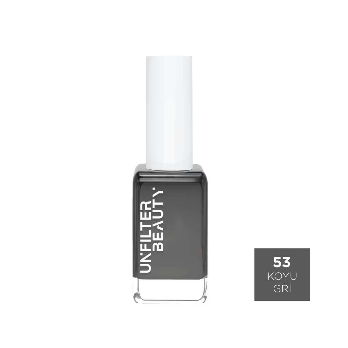 Unfilter Beauty Oje Koyu Gri 53