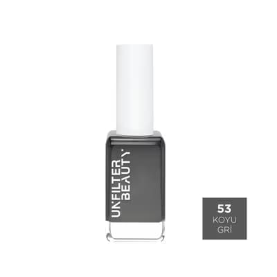 Unfilter Beauty Oje Koyu Gri 53