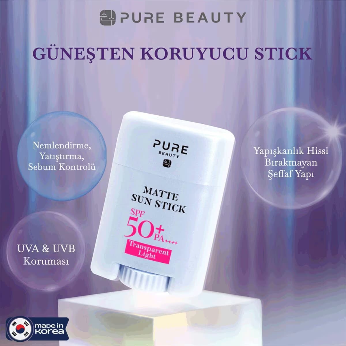 Pure Beauty Matte Sun Stick SPF50+ 17 g 2