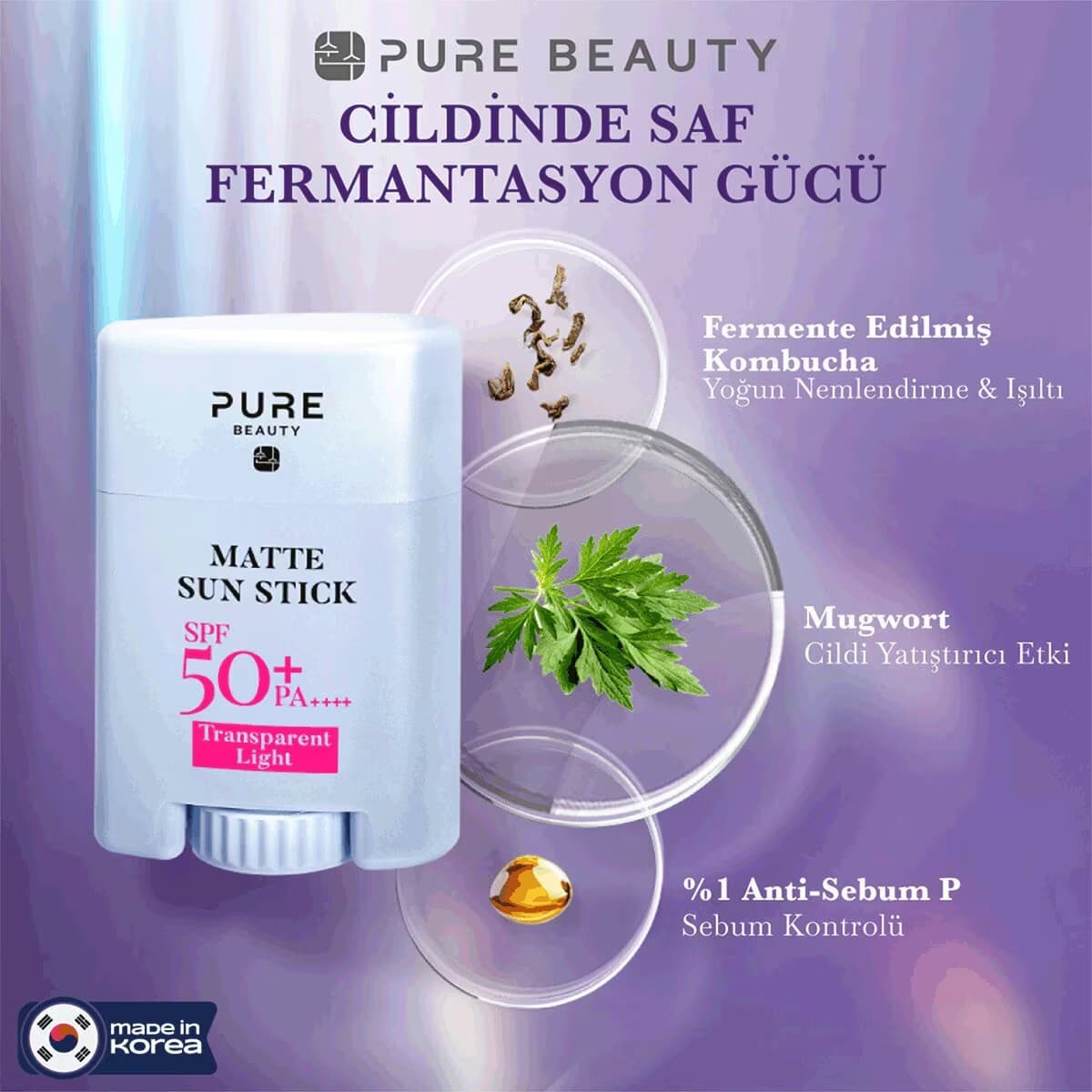 Pure Beauty Matte Sun Stick SPF50+ 17 g 3