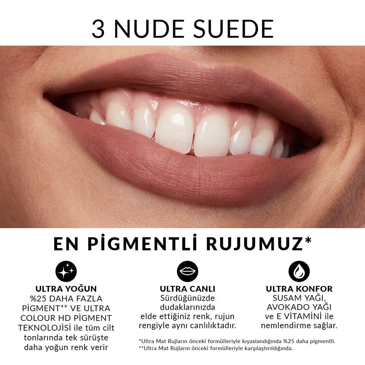 Avon Ultra Mat Ruj Nude Suede 2