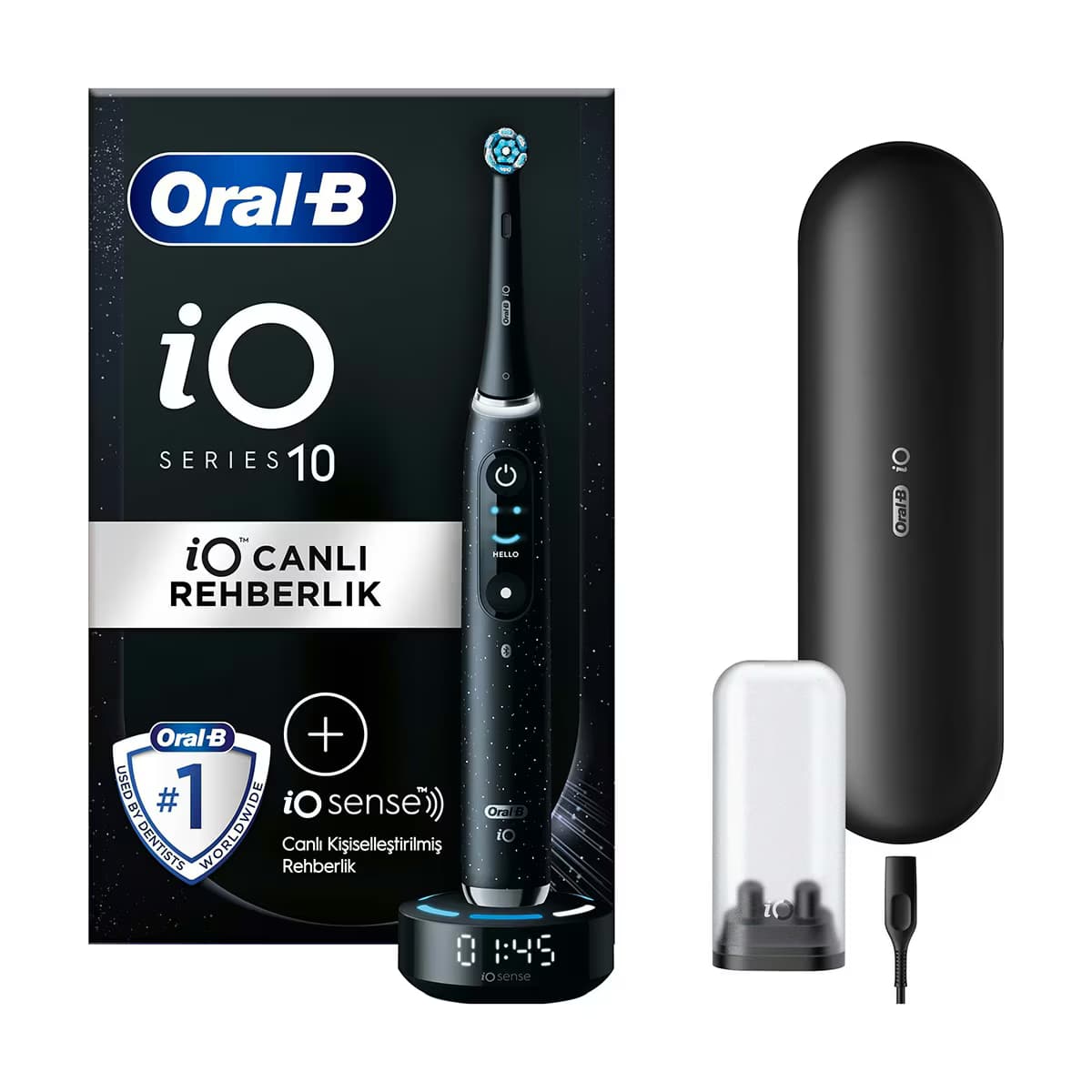 Oral-B iO10 Şarjlı Diş Firçası Siyah