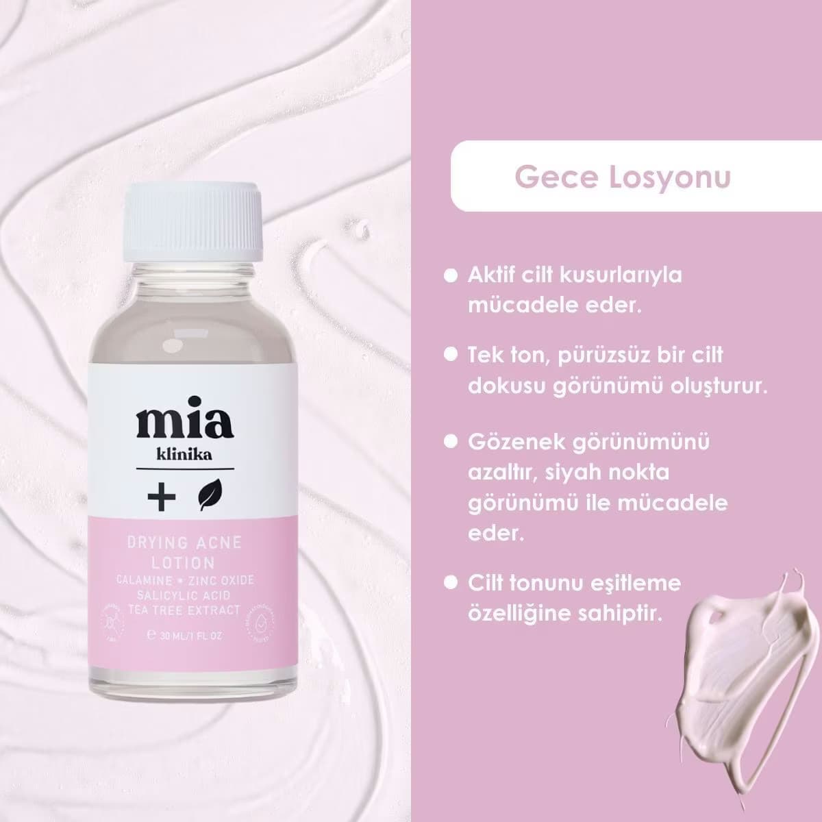 Mia Klinika Akne Karşıtı Losyon 30 ml 2