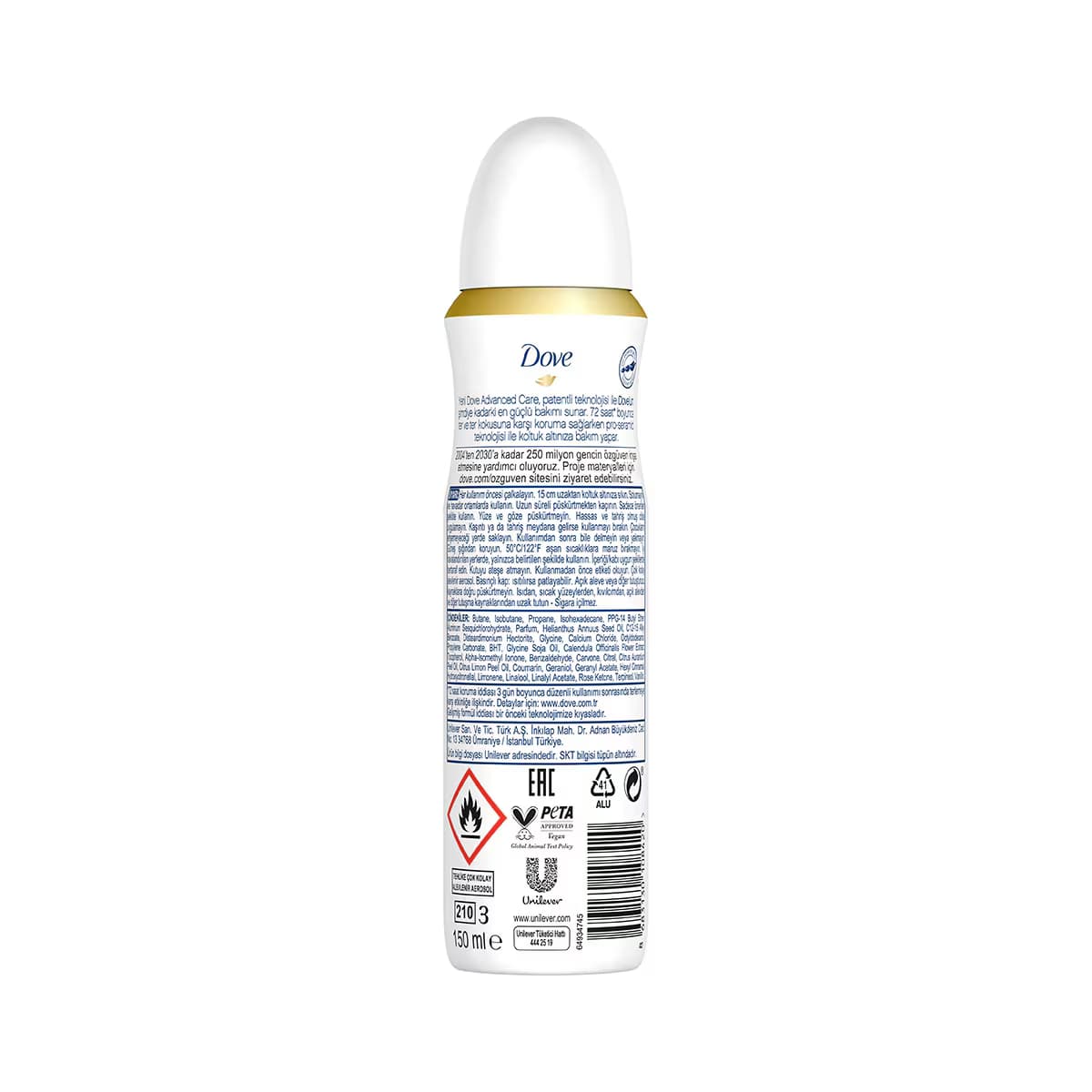 Dove Sprey Deodorant Dragon&Coconut 150 ml 2