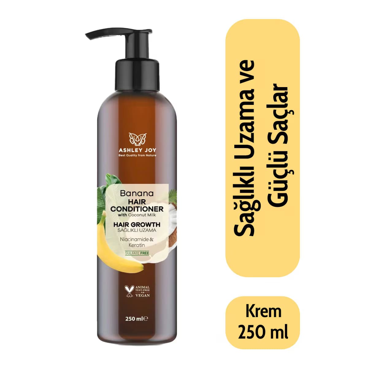 Ashley Joy Banana Saç Kremi 250 ml 3