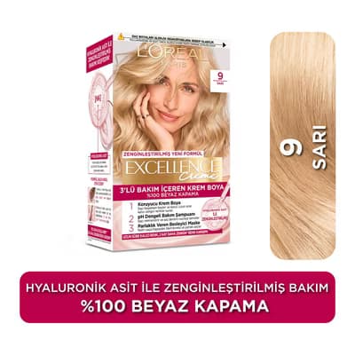L'Oreal Paris Excellence Sarı Saç Boyası 9