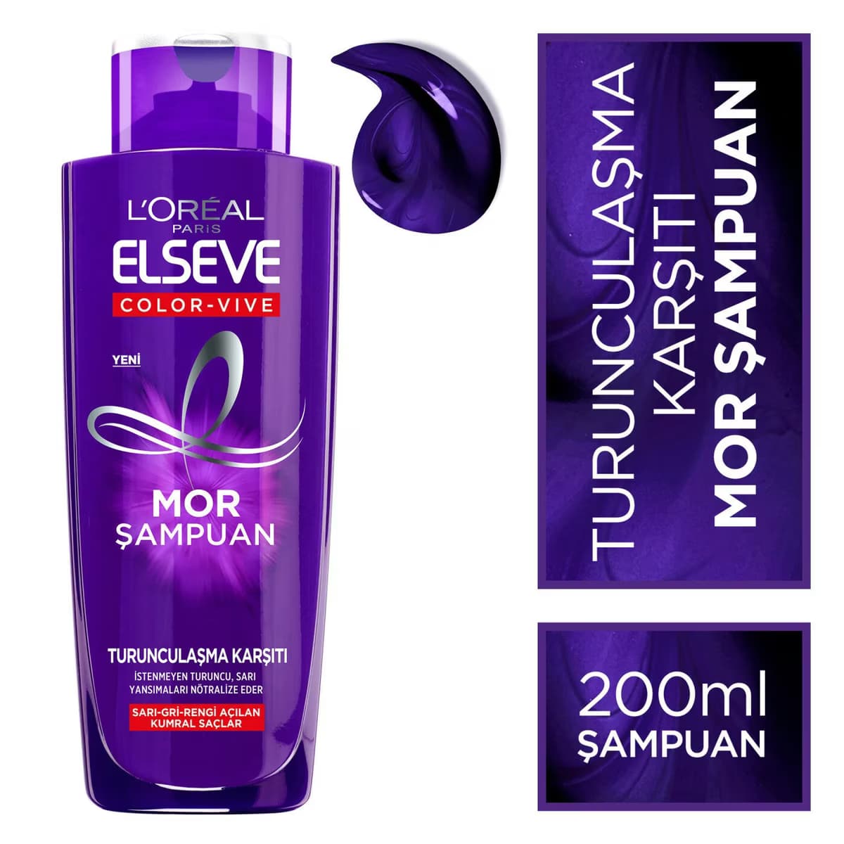 Elseve Şampuan Turunculaşma Karşıtı Mor 200ml 2