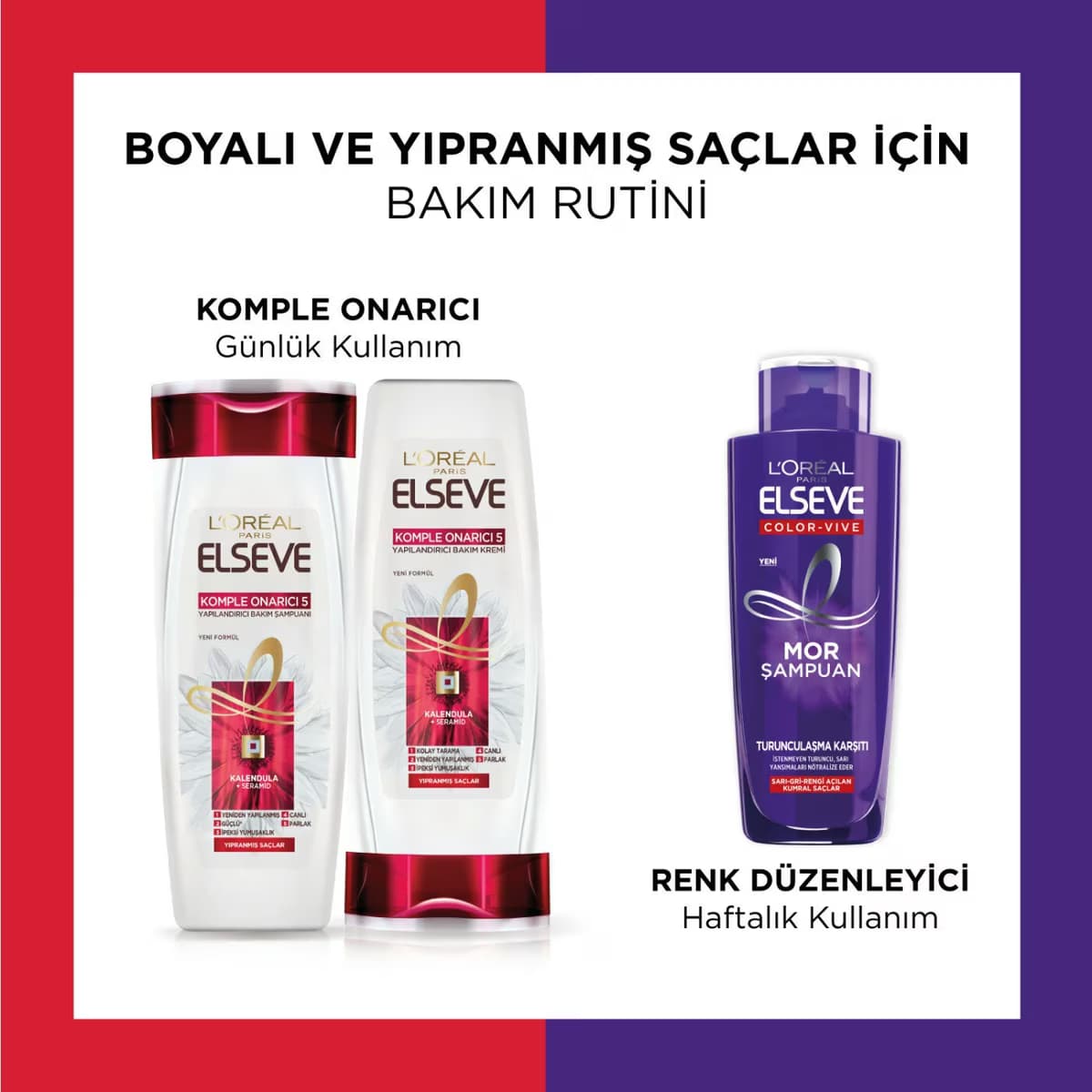 Elseve Şampuan Turunculaşma Karşıtı Mor 200ml 5