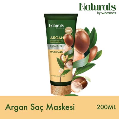 Naturals By Watsons Argan Saç Maskesi 200 ml