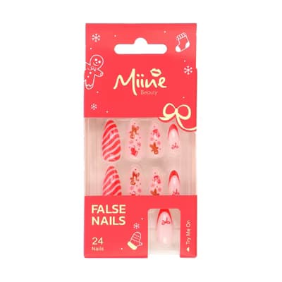 Miine New Year Takma Tırnak Cookie 24'lü