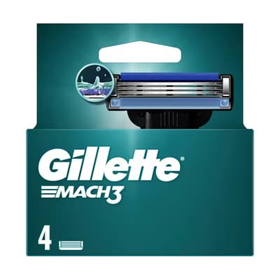 Gillette Mach3 Yedek Tıraş Bıçağı 4 Adet