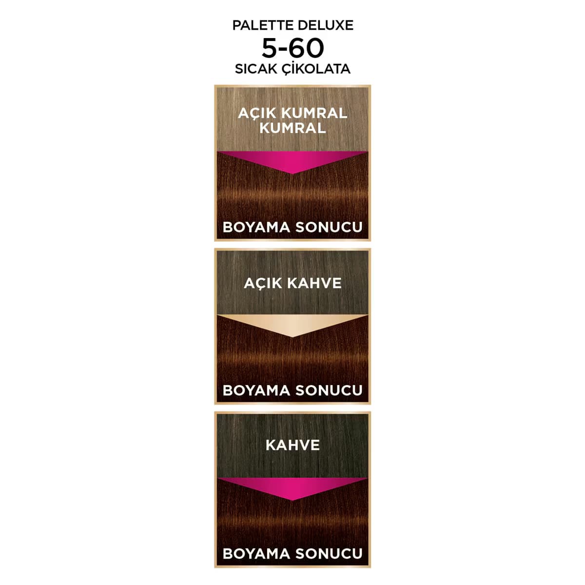 Palette Deluxe Saç Boyası 5-60 Sıcak Çikolata 3