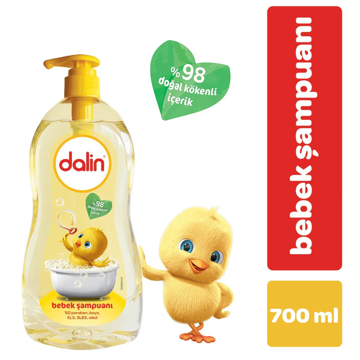 Dalin Göz Yakmayan Bebek Şampuanı 700 ml 2