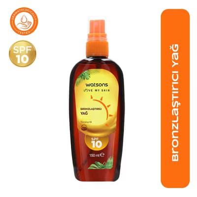 Watsons Bronzlaştırıcı Yağ SPF10 150 ml