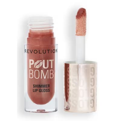 Revolution Shimmer Bomb Gloss Nude Glow