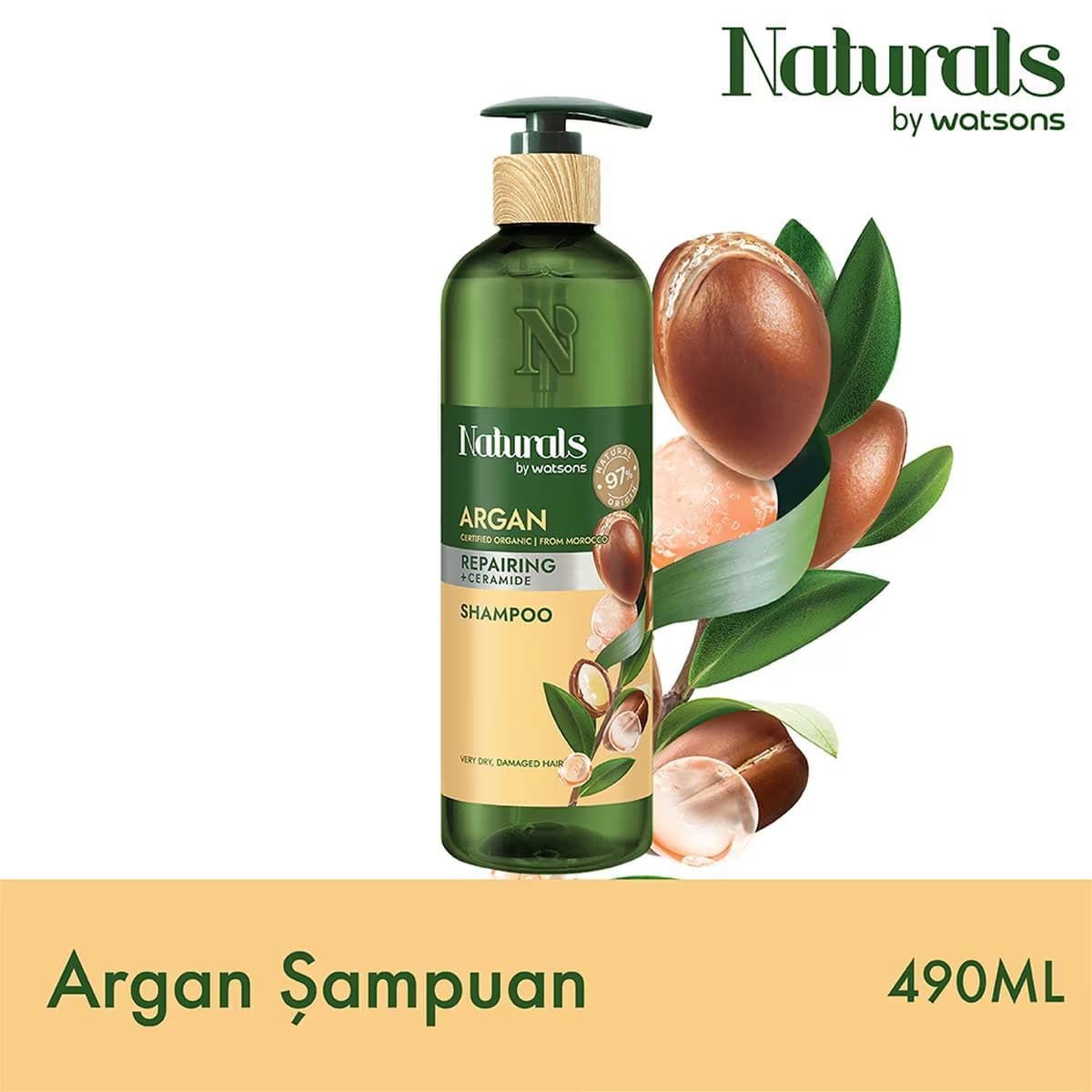 Naturals By Watsons Argan Şampuan 490 ml
