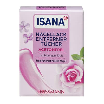 Isana Oje Çıkaracı Islak Mendil Asetonsuz 10'lu