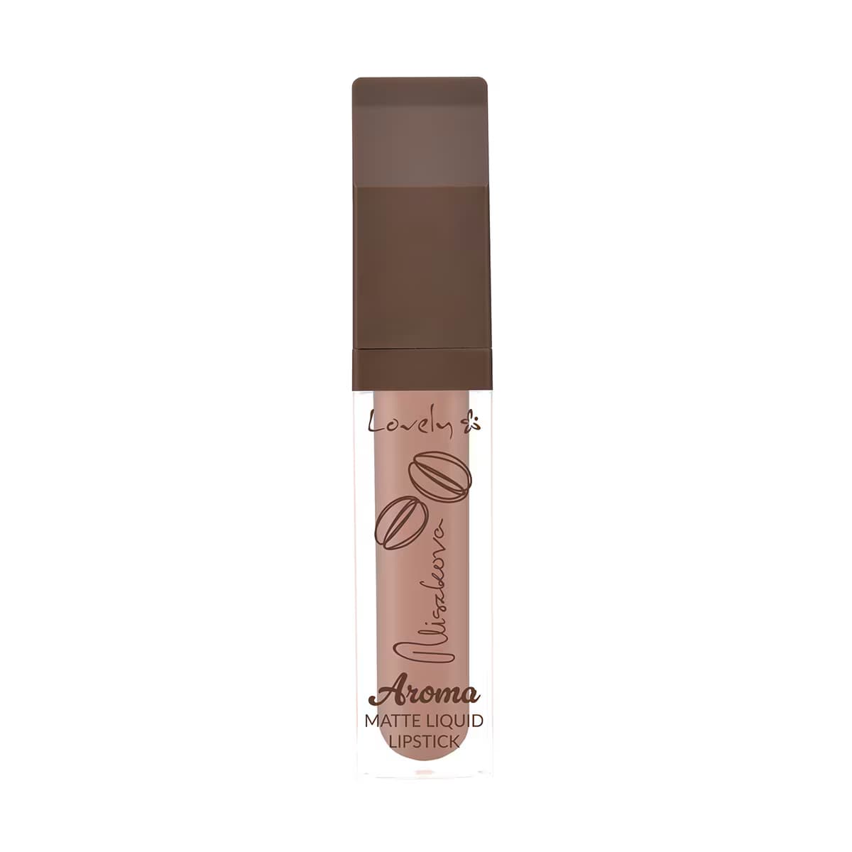 Lovely Aroma Mat Likit Lipstick 02 3