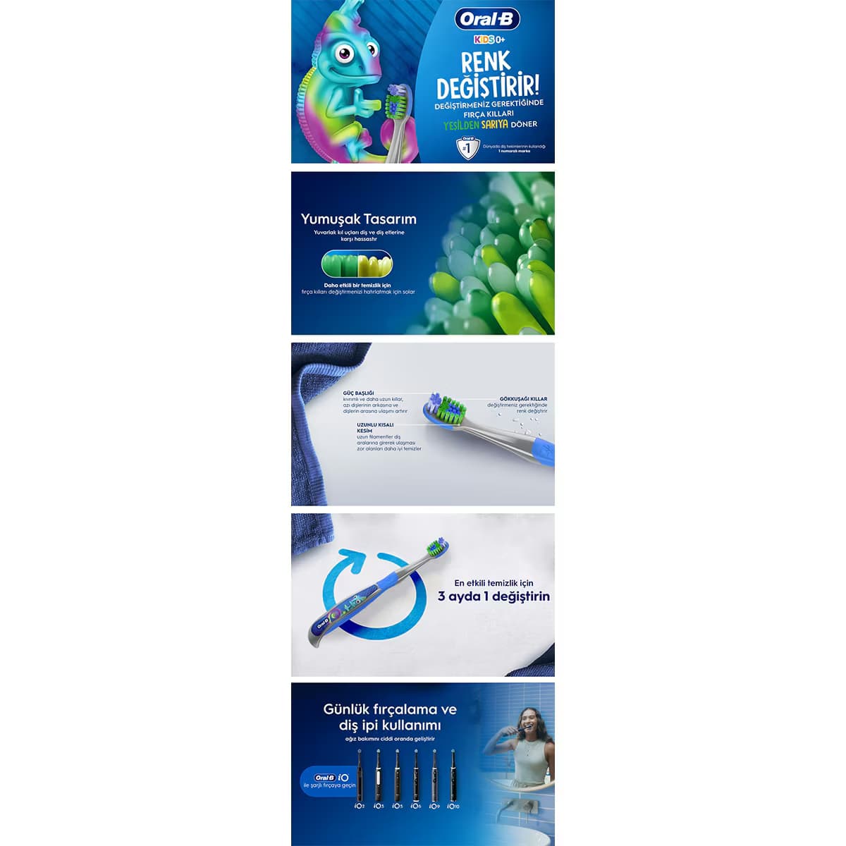 Oral-B Kids Diş Fırçası 3-5 Yaş Yumuşak 2
