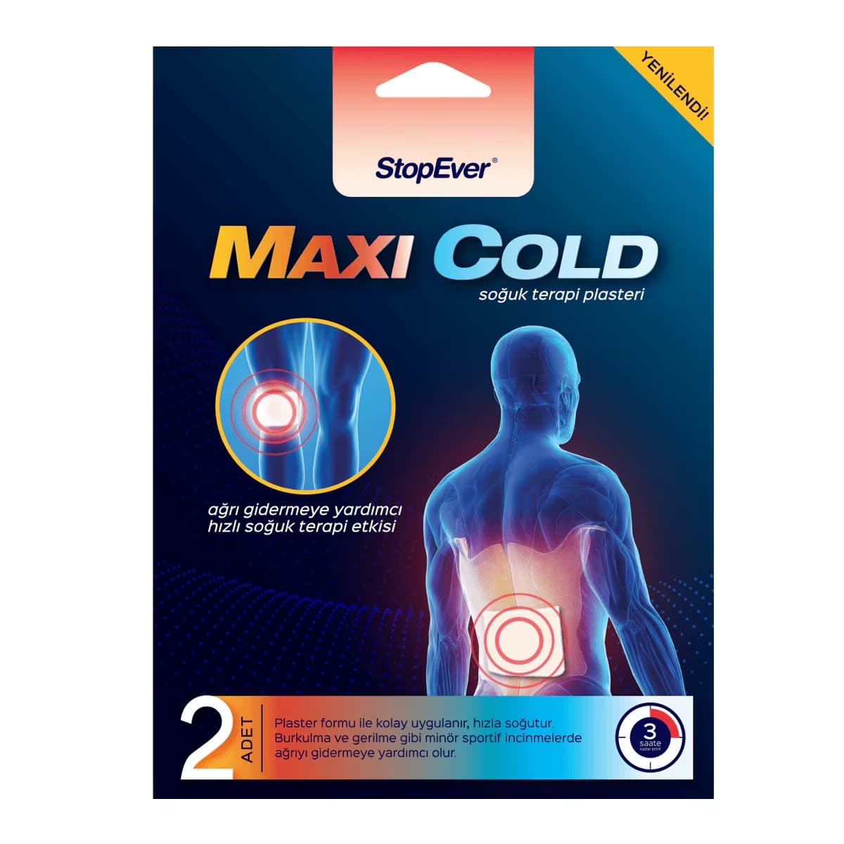 Stop Ever Maxi Cold Soğuk Terapi Plasteri 2