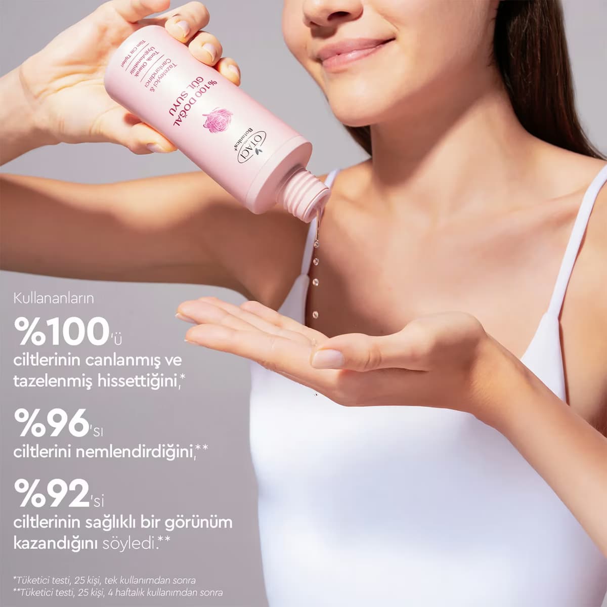 Otacı Botanics+ %100 Doğal Gül Suyu 150 ml 3